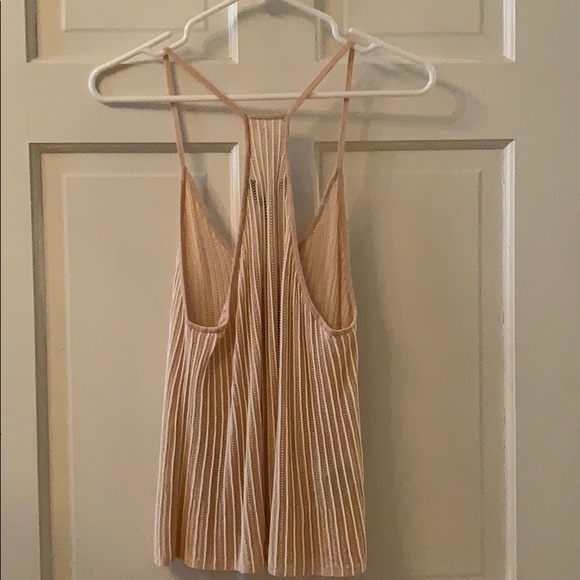 ✨NWT✨ BCBG MaxAzria pink and white knit tank top - Picture 4 of 4